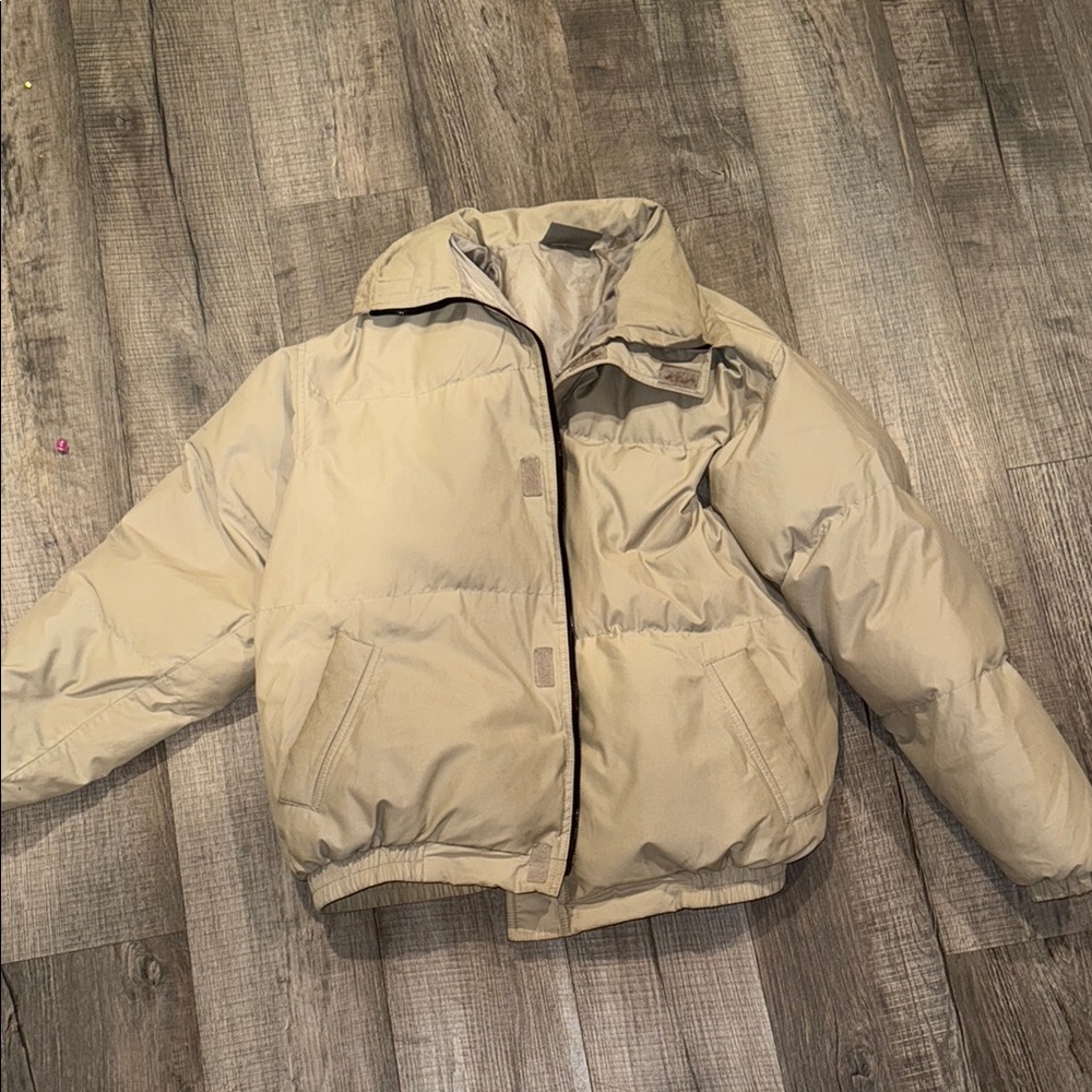 Essentials Tan Puffer Jacket - image 1